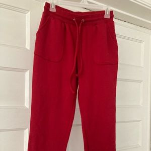 Red Comfy Sweat Pants